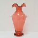 Art Czech glass vase, by Glasswork Novy Bor, 1950s