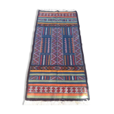 Carpet kilim blue in wool 97x198cm