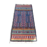 Tapis kilim bleu en laine 97x198cm