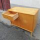 Vintage buffet 2 doors 1 light wood drawer