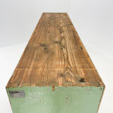Vintage industrial wooden cabinet with original handels, 1930's