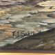 Paysage urbain. Huile sur toile.