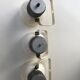 Vintage white metal spots