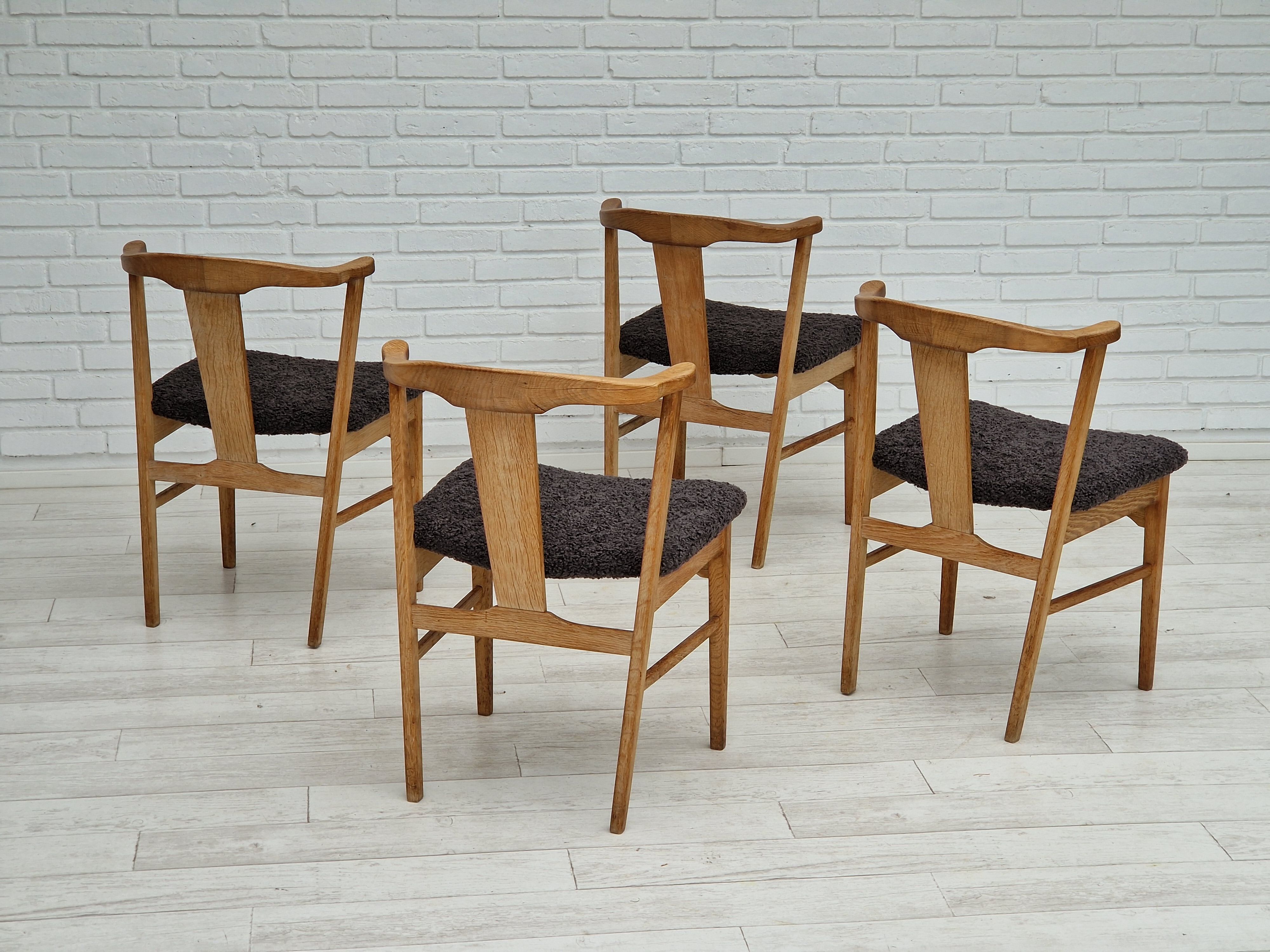 Danish design, set of 4 dinning chairs,1960