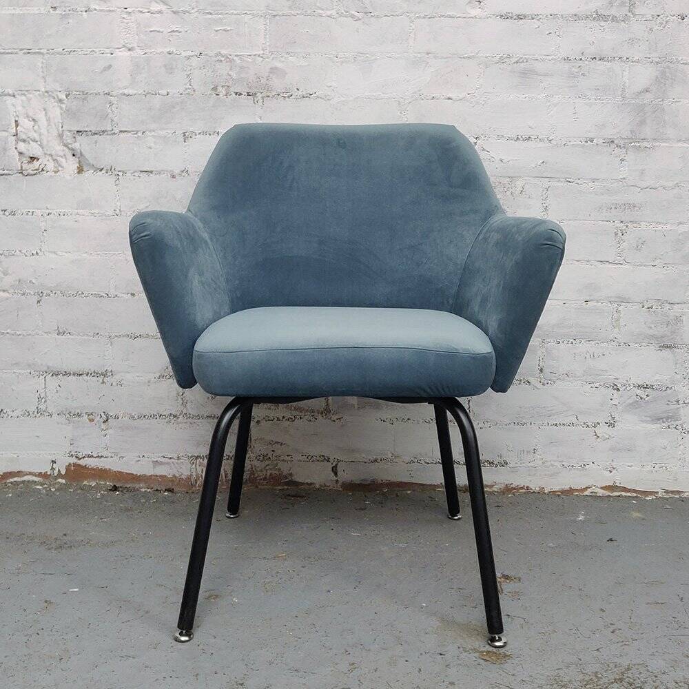 Velvet Armchair, 1960s