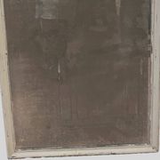 Louis Philippe mirror in wood and patinated stucco 19th century