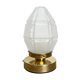 Lamp to lay vintage globe art deco in frosted glass