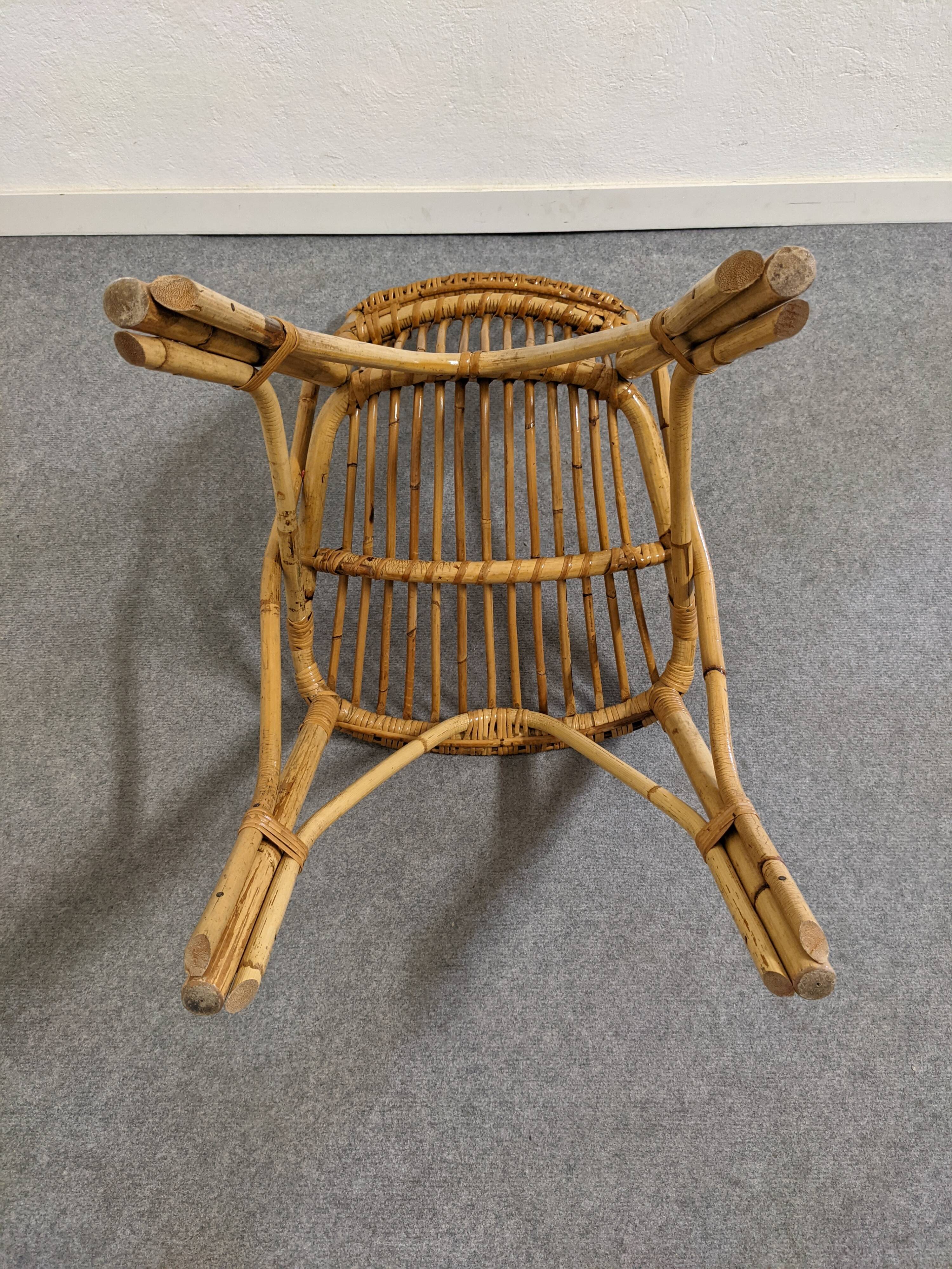 60s/70s bamboo chair