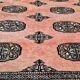 Tapis vintage noué main Bokhara Pakistan années 1950