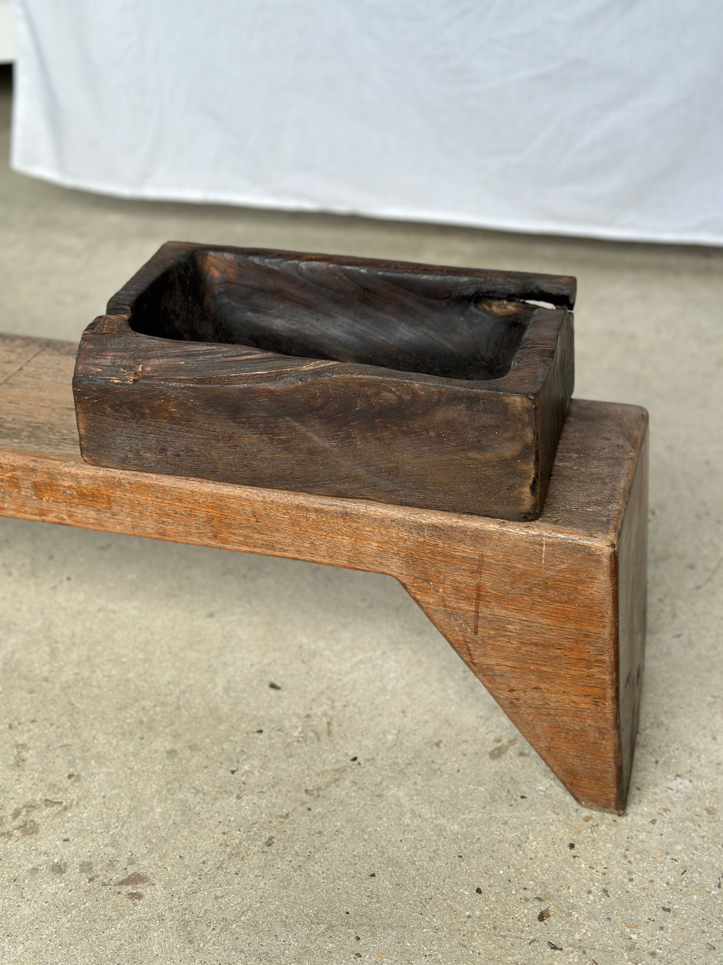 Asian teak empty pocket