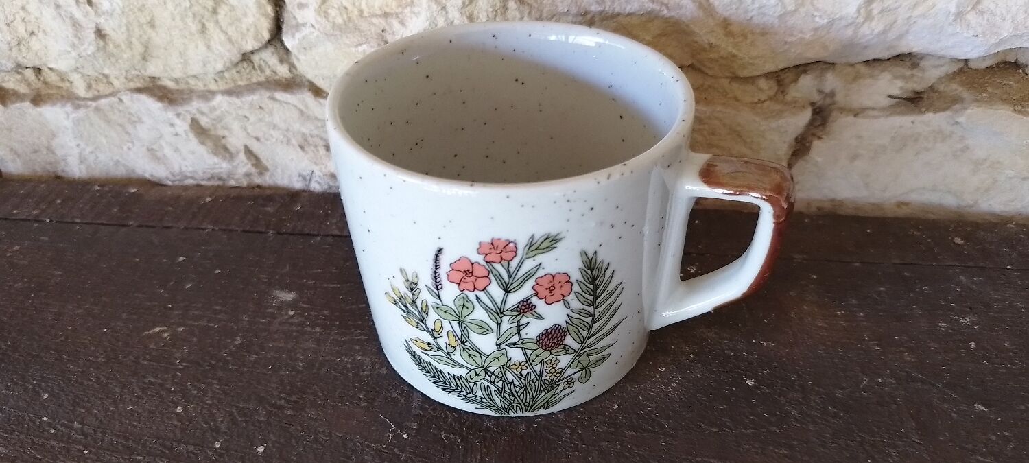 Vintage stoneware mug