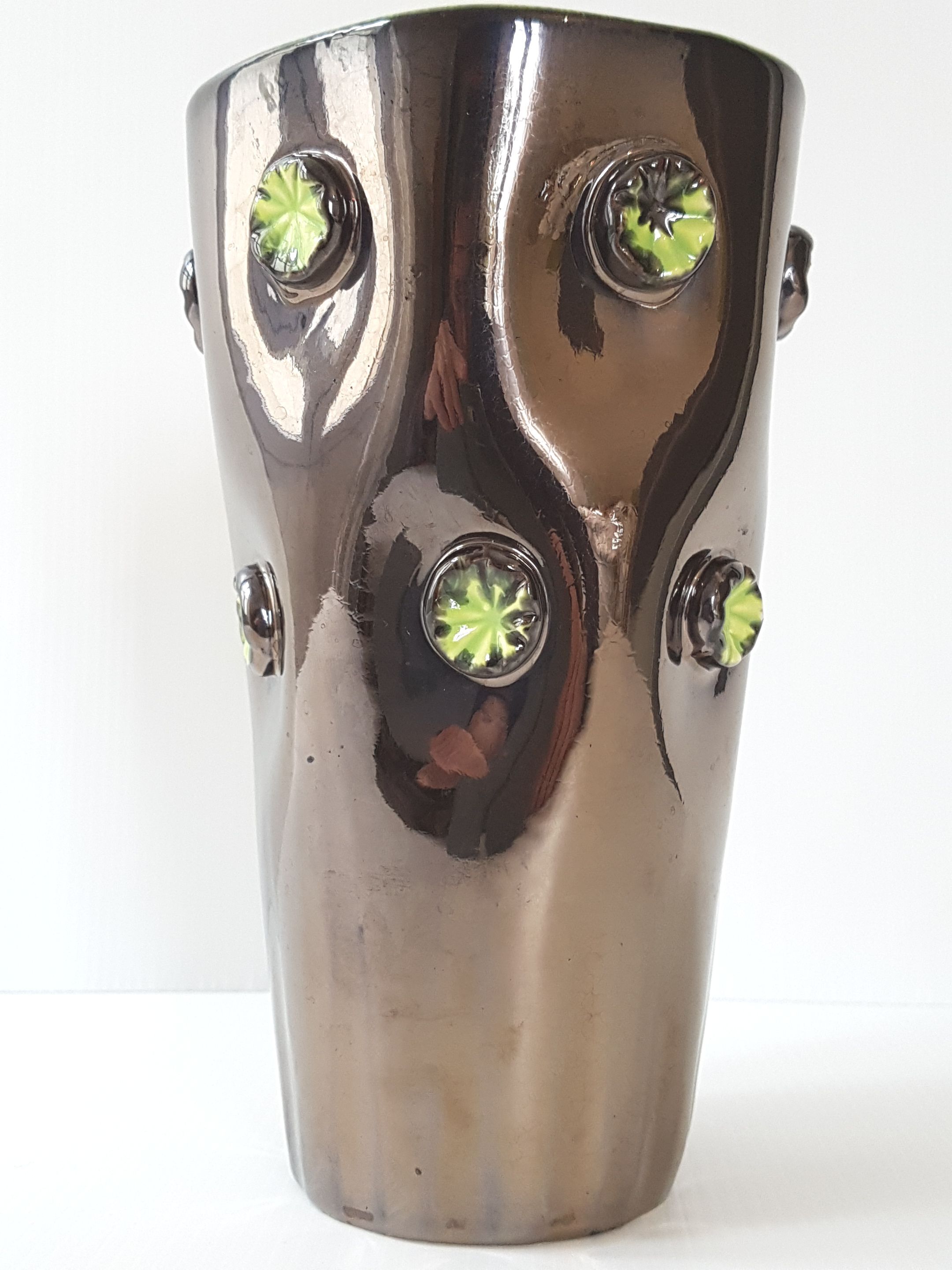 1950 ceramic vase vintage