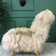 Fauteuil en peau de mouton