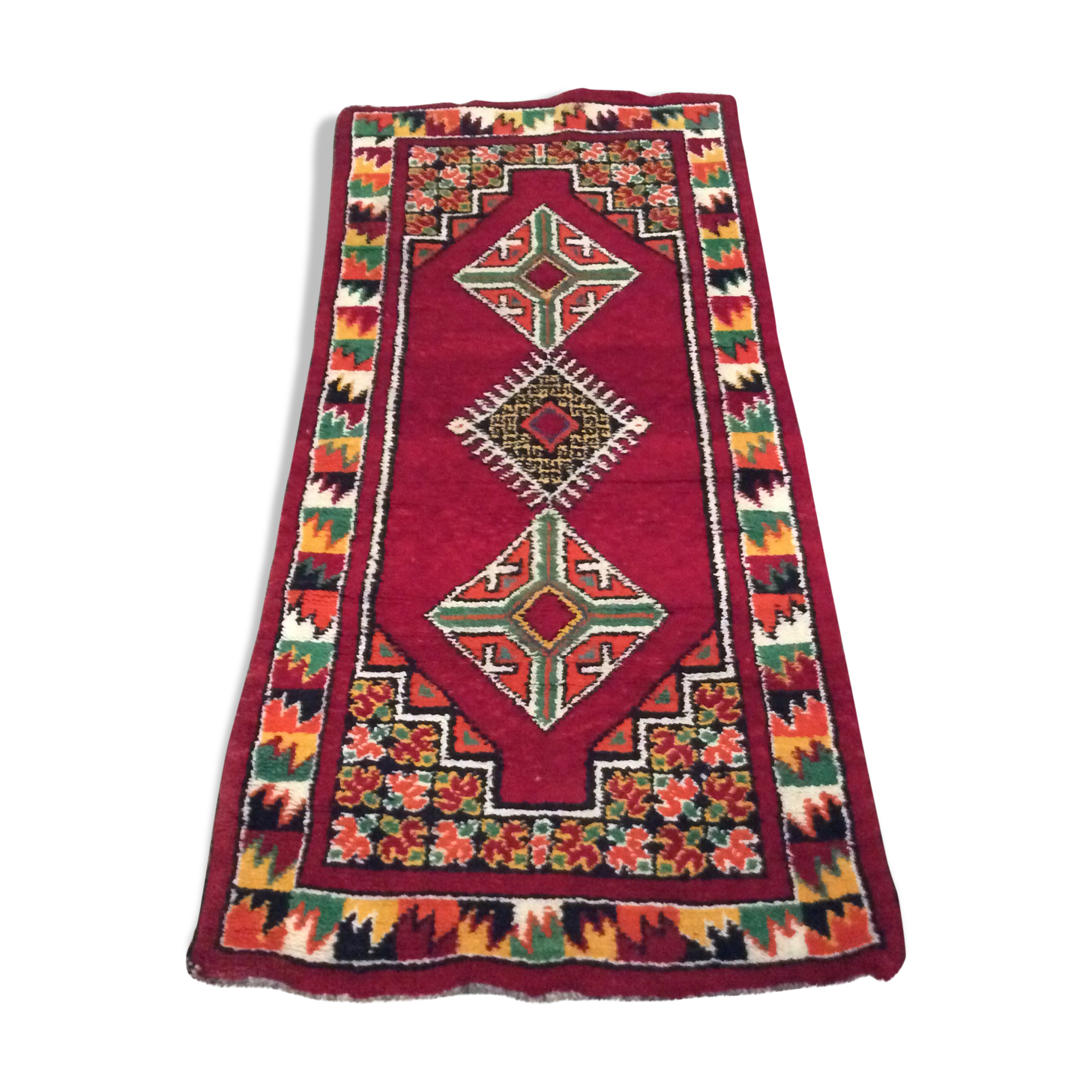 Ethnic Berber carpet 172x87cm
