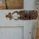 Old gray patina door