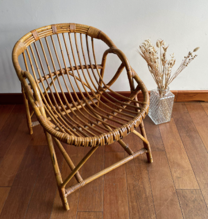 Fauteuil rotin enfant