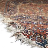 Tapis ancien tissé à la main, 1850 shiraz persan 150x110cm