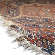 Tapis ancien tissé à la main, 1850 shiraz persan 150x110cm