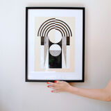 Memphis Rouge poster Artisanal silkscreen prints Limited edition