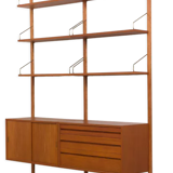 Scandinavian modular bookcase solid wood