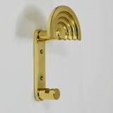 13 Postmodern Brass Wall Hooks by Ettore Sottsass, 1985, Valli & Valli Italy