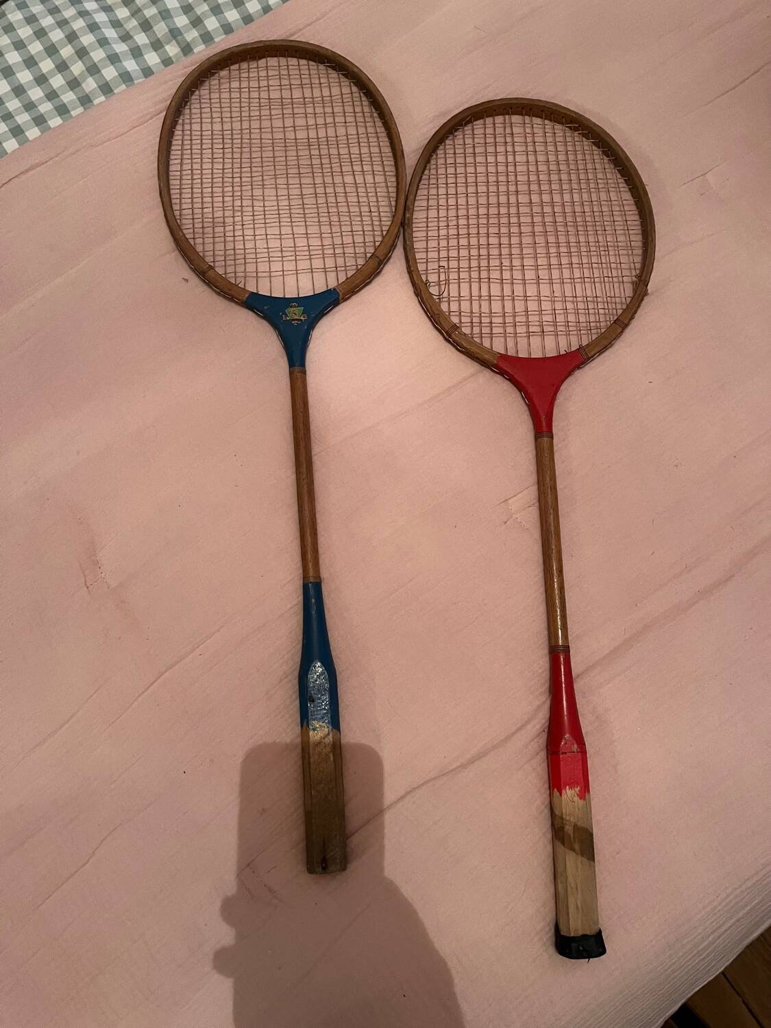 Raquettes vintage décoration