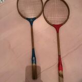 Raquettes vintage décoration