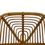 Tripod Rattan easy chair by Dirk van Sliedregt Rohe Noordwolde 1960 in the Netherlands