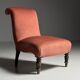 Ensemble de 2 fauteuils à pantoufles français vers 1900