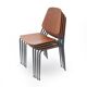 Vintage bent plywood chairs, 1960s, set of 4