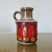 Vase en céramique, avec anse, West Germany, 1970