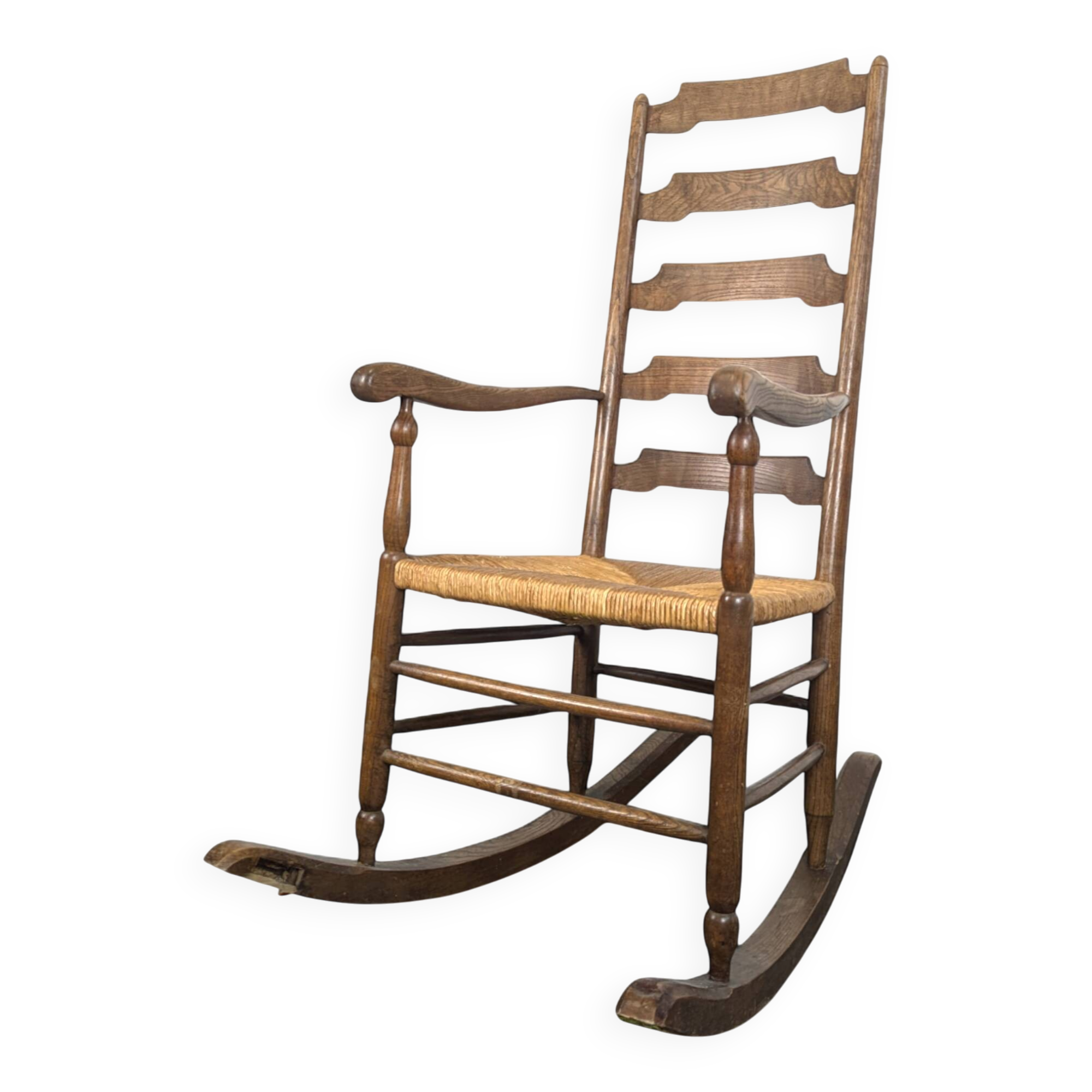 Brutalist rocking chair