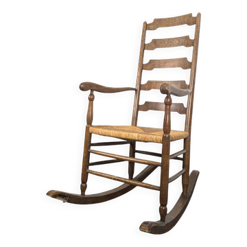 Brutalist rocking chair