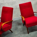 Paire de fauteuils 6952 par Jaroslav Smidek pour Ton, ex Tchécoslovaquie