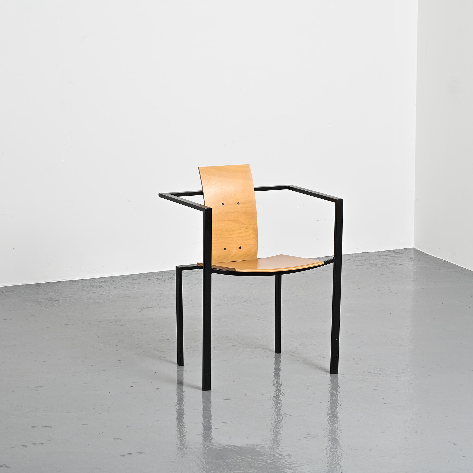 Set of six Trix chairs by Karl Friedrich Förster for KFF Design, Germany circa 1988.