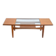 Table basse par G-plan plateau verre 136 cm