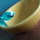 Lemon bowl in slipware