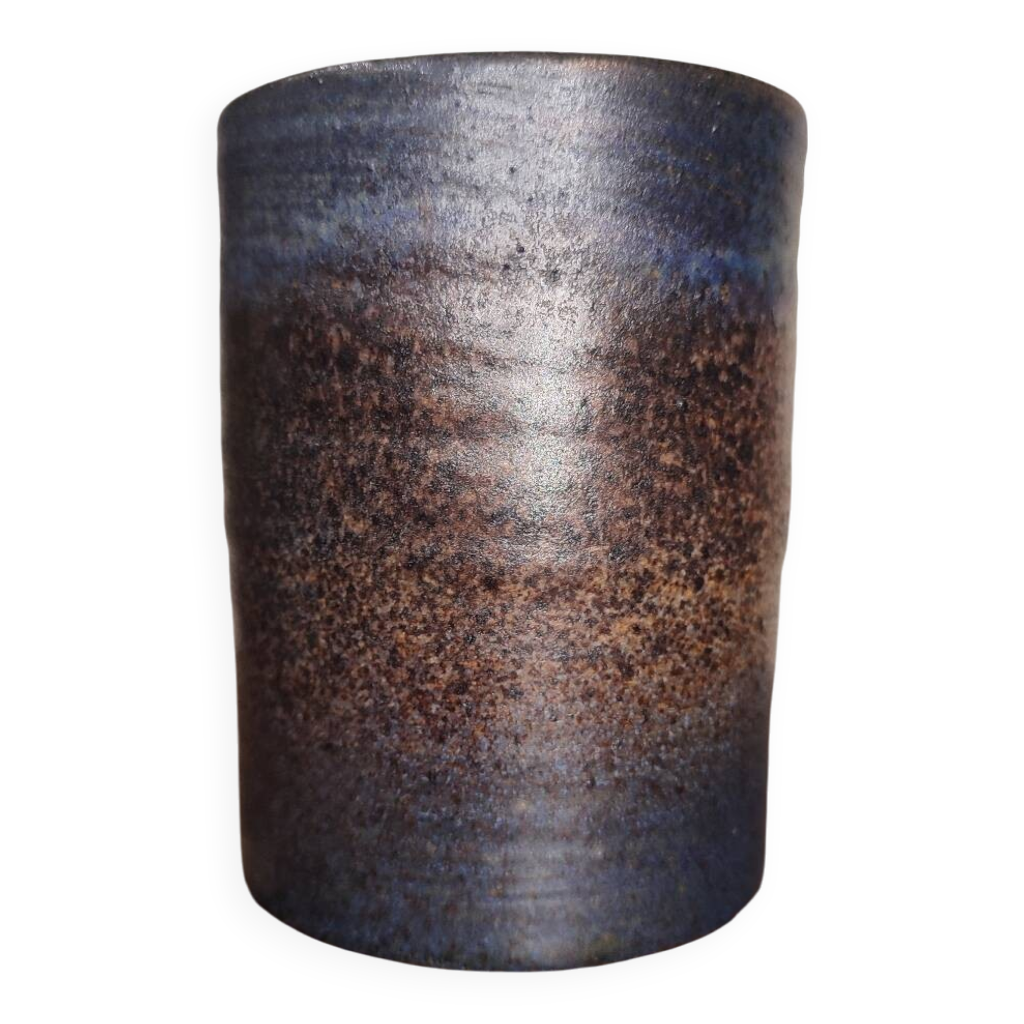 Small ceramic roller vase by Louis Yves Bonnet