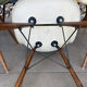 Ecru Eames chairs