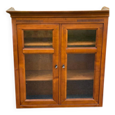 Vitrine Louis XVI en bois massif
