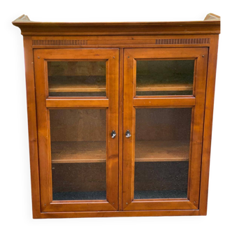 Vitrine Louis XVI en bois massif