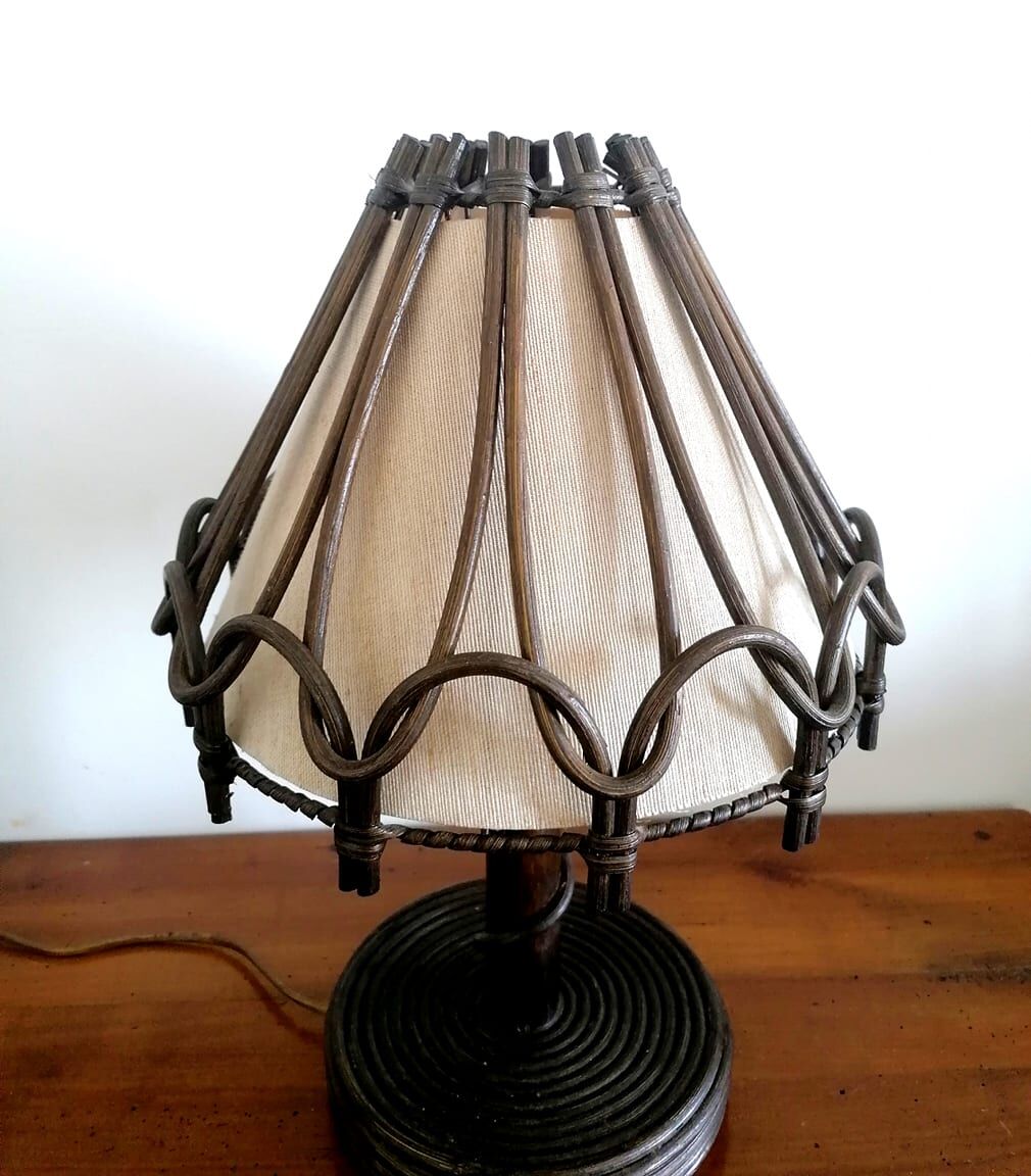 Rattan lamp, 1960