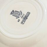 Set of 6 blue ironstone plates