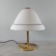 Vintage desk lamp murano international efferte glass and brass design