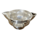 Art Deco silver-plated sauce boat with hallmark, 1920s-30s.