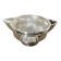 Art Deco silver-plated sauce boat with hallmark, 1920s-30s.