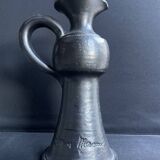 Terracotta pitcher signed Jean Marais - Vallauris