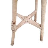Meuble à couture en rotin