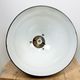 Industrial italien grey enamel lamp from Cariboni, 1970s