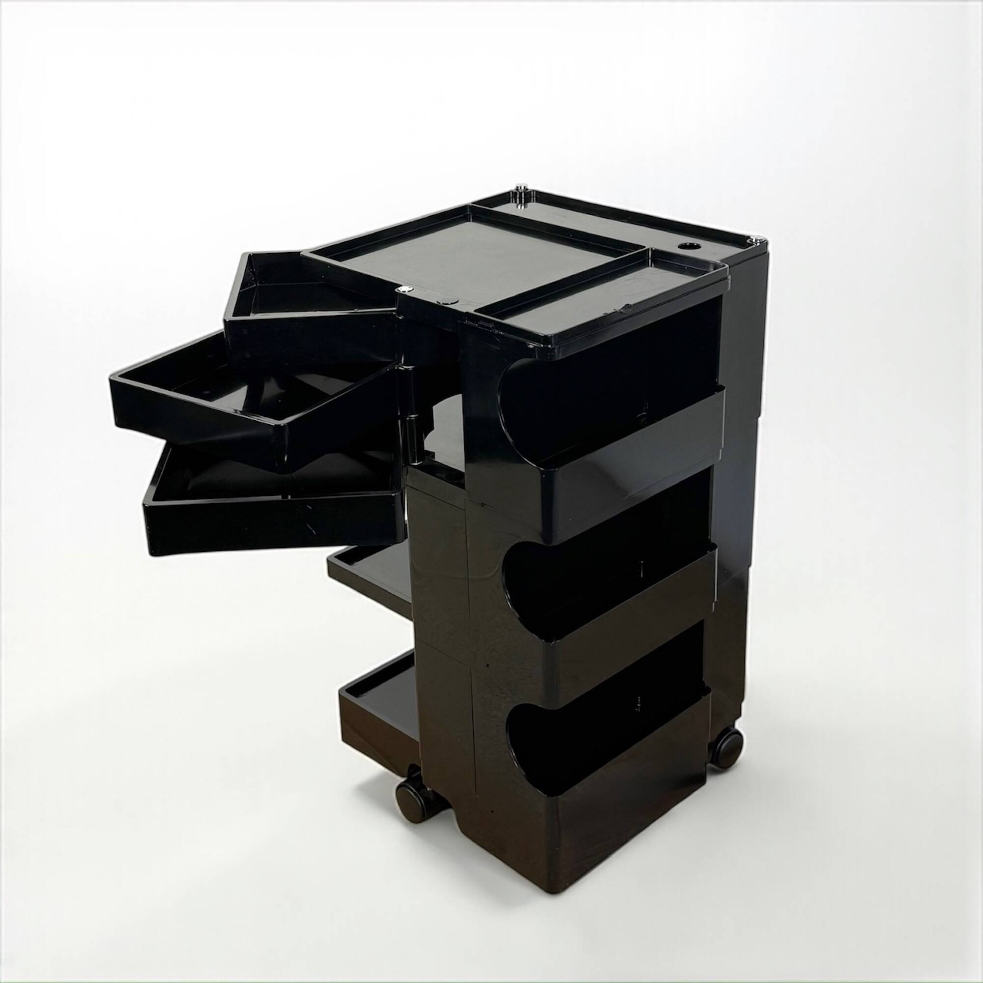 Black Joe Colombo Boby Trolley, Italy 1970s – Space Age Design